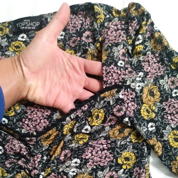 Floral print mini dress - Picture 4 of 5